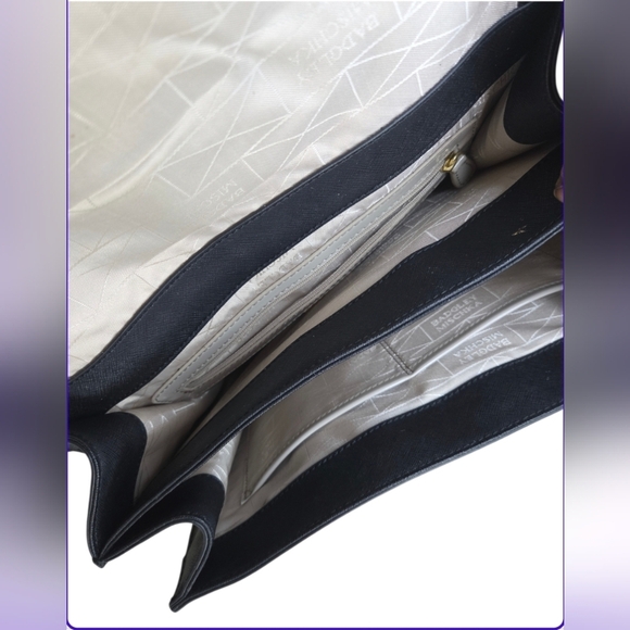 Badgley Mitchka Black Saffiano Leather Lena Satchel - Picture 9 of 15